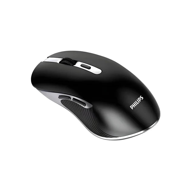 Original Philips M525 wireless mouse with USB 2.4GHz connection, battery and 1600 DPI, black