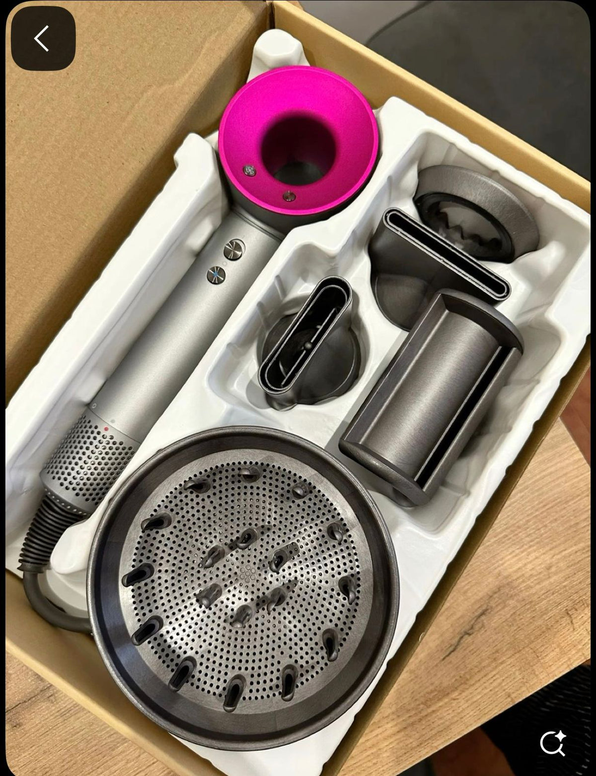 Hair Dryer & Straightner with 5 Nozels