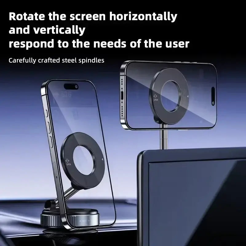 Universal Vacuum Magnetic Car Phone Holder
