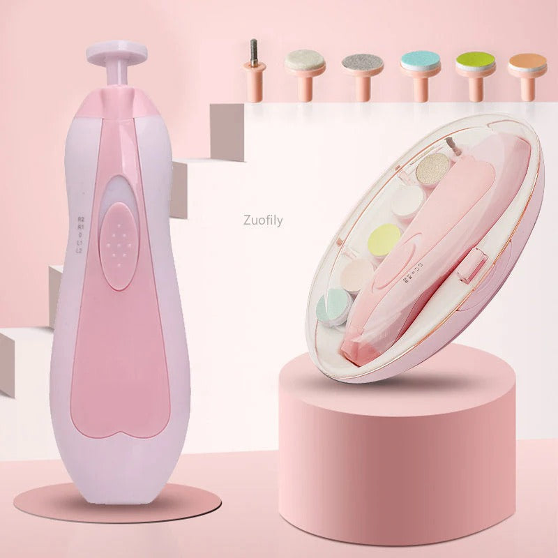 Electric Baby Nail Trimmer with Gentle Filing & Whisper-Quiet Motor